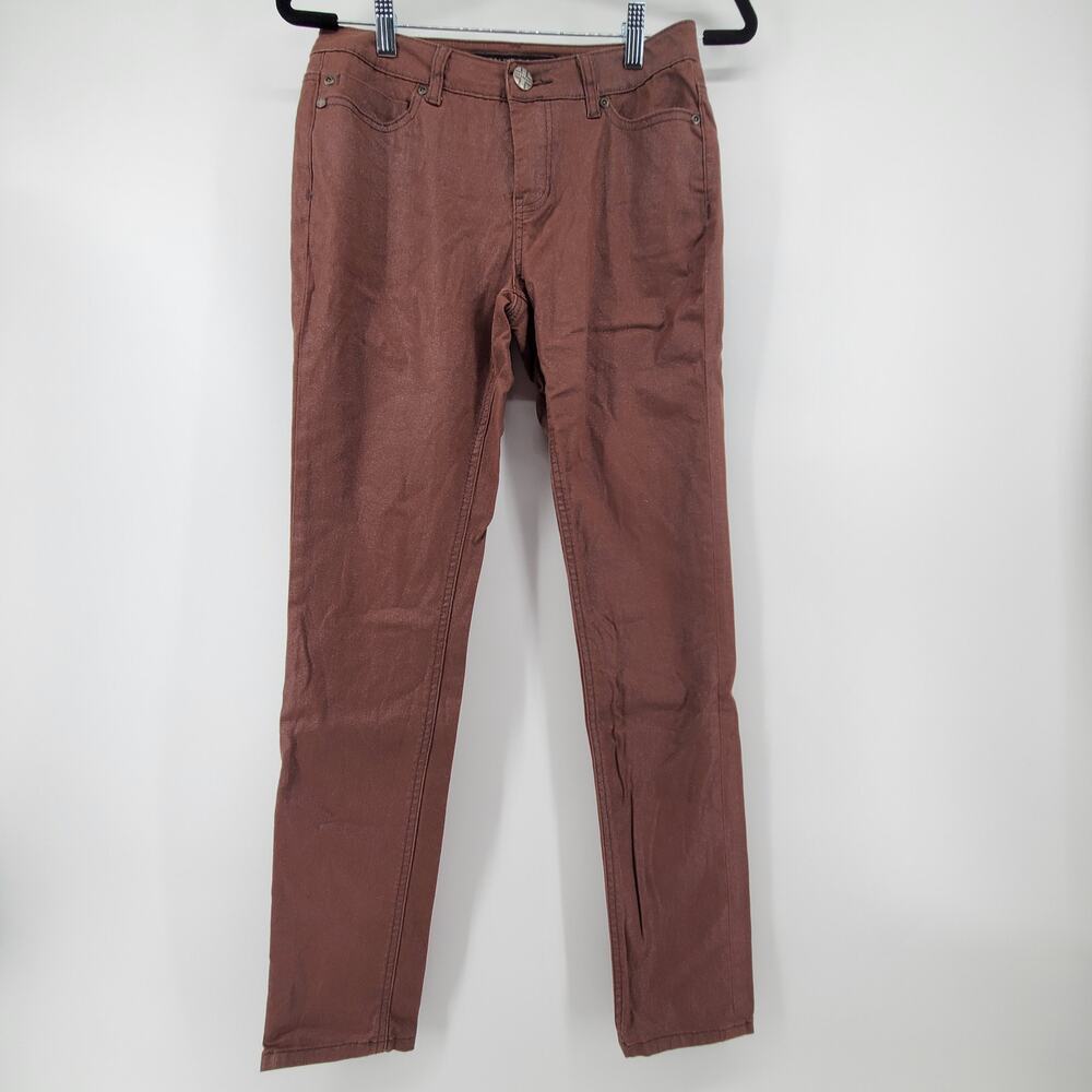 LIVERPOOL Jeans Co. Abby Skinny Mahogany Brown Gunmetal Jeans| 26/2 - Picture 2 of 10